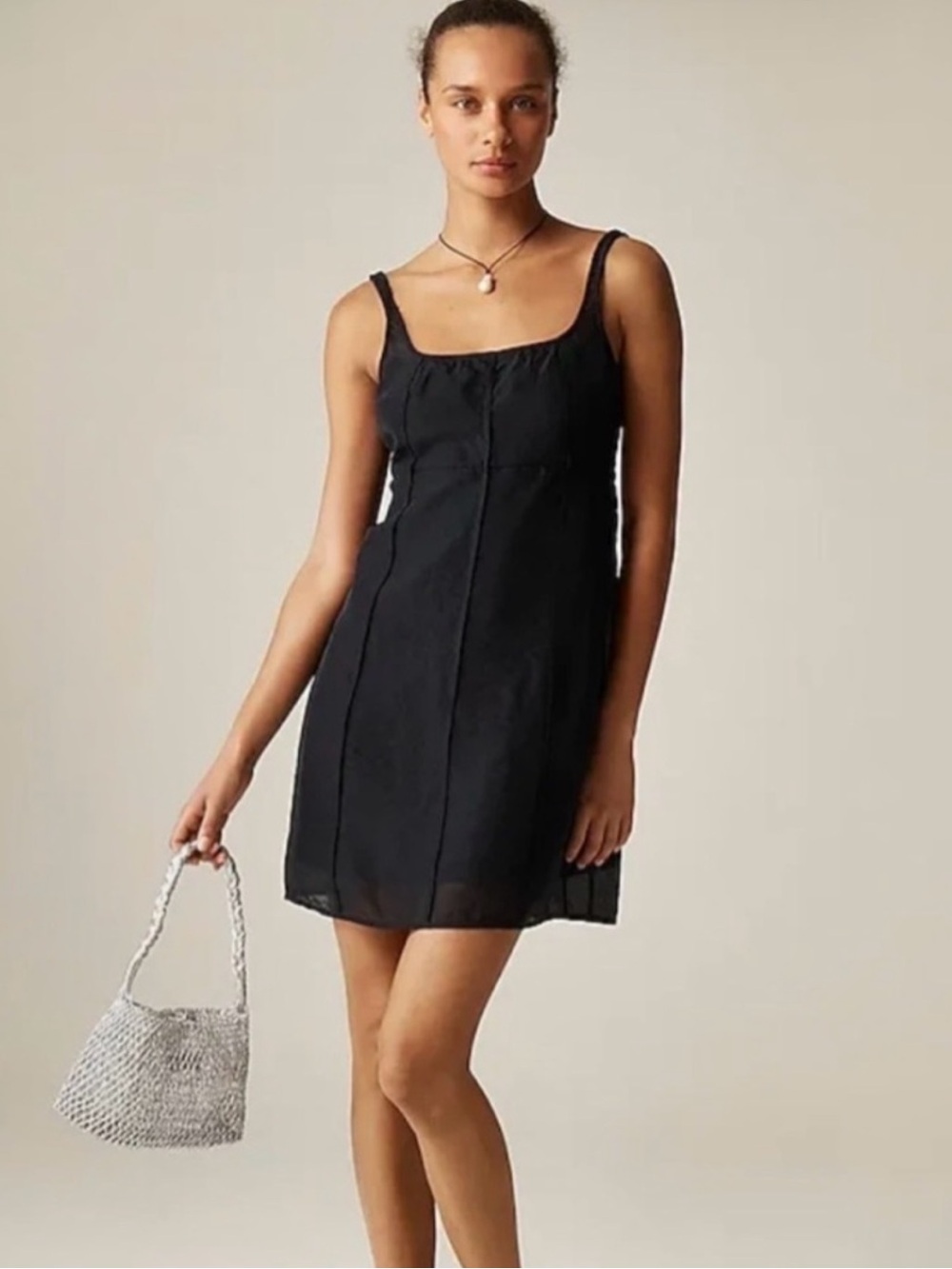 AS IS J.Crew Black Women's Adjustable Strap Tank Top